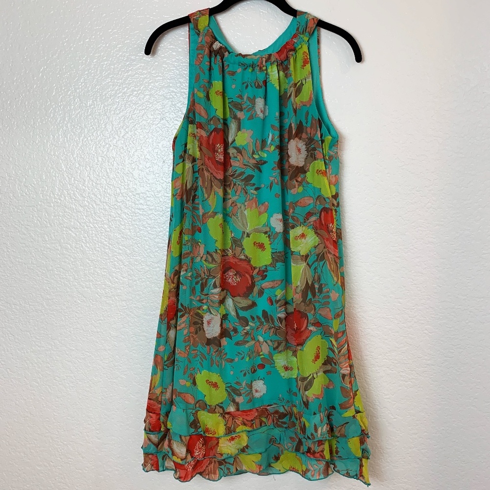 Karin Stevens Floral Swing Dress 12